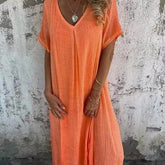 NOVERA™ | Loose V-hals Jurk